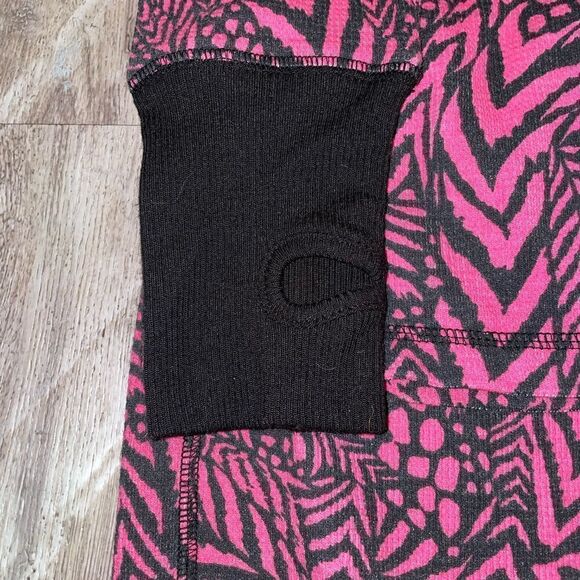 Steve madden Pink Black geometric pattern sleep set sz M - Picture 7 of 7